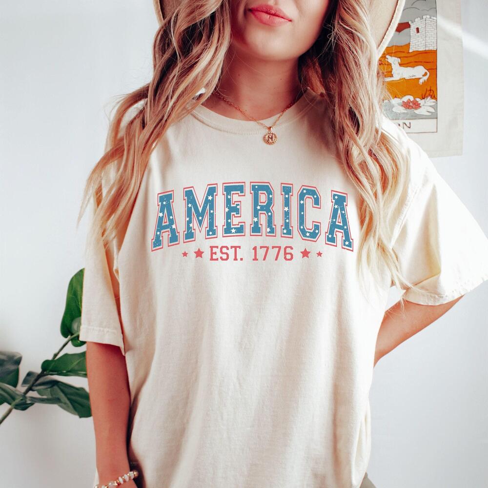 Retro Usa 4Th Of July Independence America Patriotic Shirt